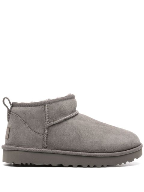 UGG Classic Ultra Mini suede boots - Grey - zdjęcie produktu nr 1