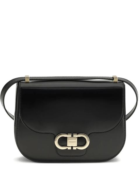 Ferragamo logo-plaque cross body bag - Black - zdjęcie produktu nr 1