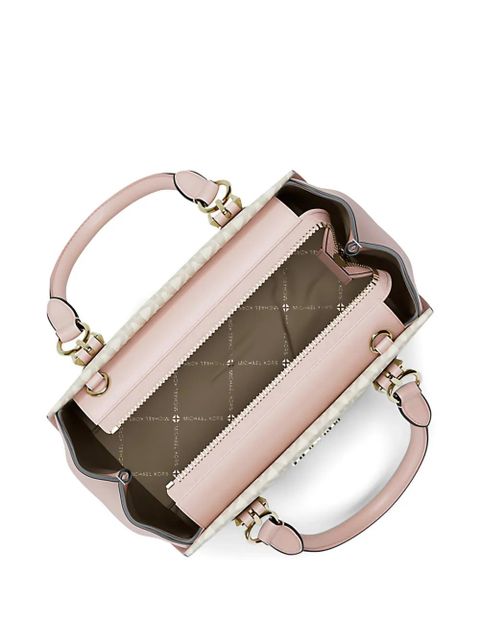 Michael Kors small Marilyn monogram-pattern tote bag - Neutrals