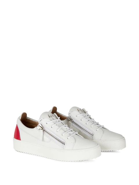 Giuseppe Zanotti double side zip sneakers - White - zdjęcie produktu nr 2