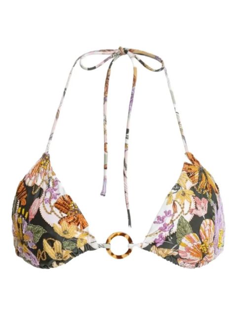 Agua By Agua Bendita Lolita floral-detail bikini - Green