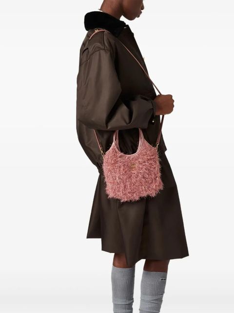 Miu Miu Ivy lurex tote bag - Pink - zdjęcie produktu nr 2