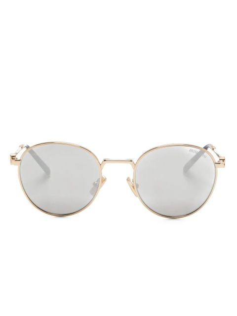 Miu Miu Eyewear Regard sunglasses - Gold - zdjęcie produktu nr 1