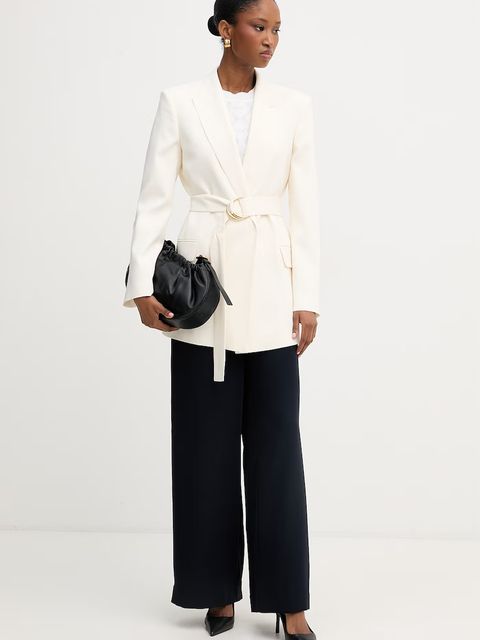 Morgan T-shirt swetrowy damski z wiskozą - zdjęcie produktu nr 1