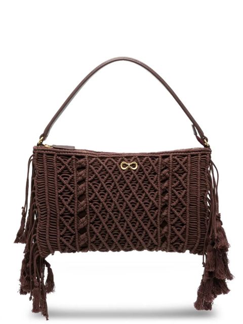 TWINSET logo-detail shoulder bag - Brown - zdjęcie produktu nr 1