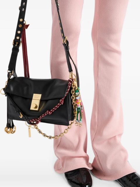 Prada small Soft Sound leather shoulder bag - Black