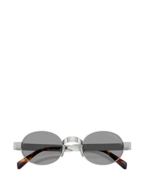 Miu Miu Eyewear oval-frame sunglasses - Silver
