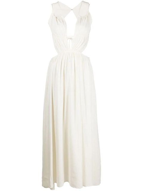 Cult Gaia open-back midi dress - White - zdjęcie produktu nr 1