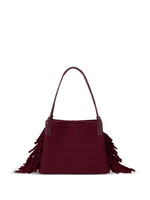 ETRO small Libra fringed tote bag - Red - zdjęcie produktu nr 2