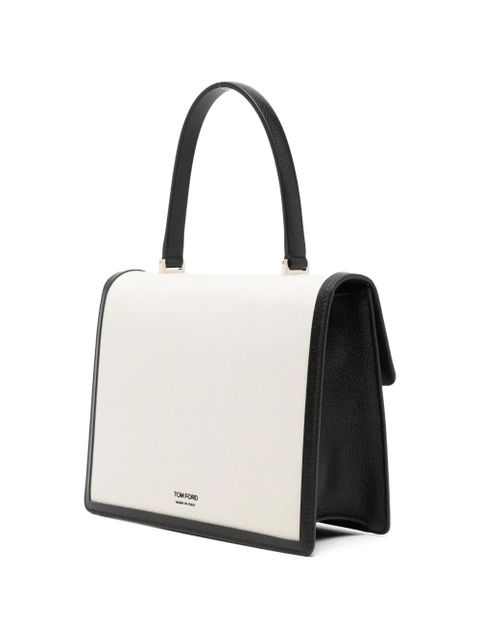 TOM FORD small Aube contrast-trim tote bag - Neutrals - zdjęcie produktu nr 2