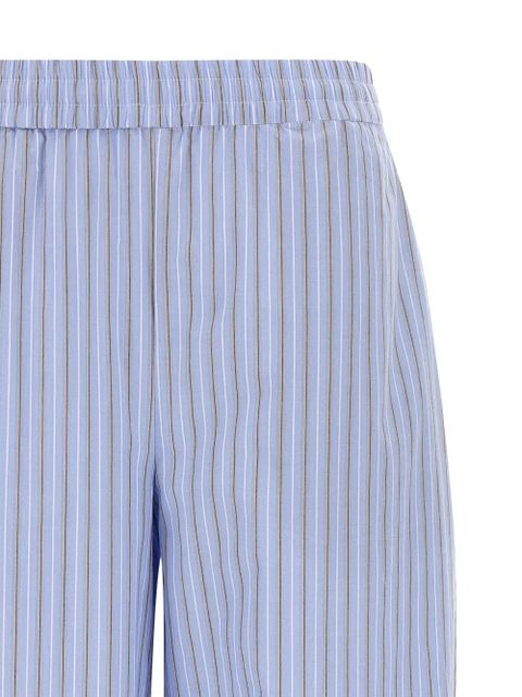 ROTATE BIRGER CHRISTENSEN striped-pattern tapered trousers - Blue - zdjęcie produktu nr 2