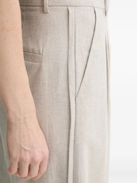 ALOHAS pleated palazzo pants - Neutrals