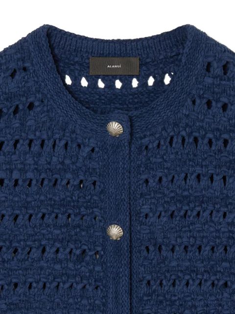 Alanui The Breath of The Lagoon buttoned jacket - Blue