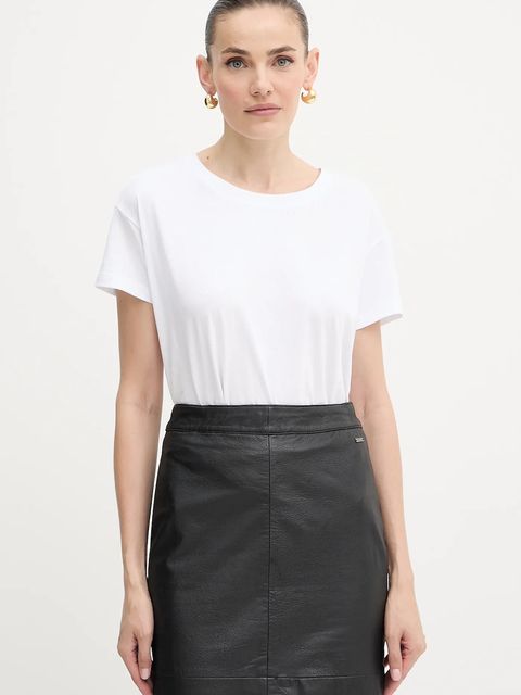 Armani Exchange t-shirt bawełniany damski kolor biały XW001356 AF10356 - zdjęcie produktu nr 1