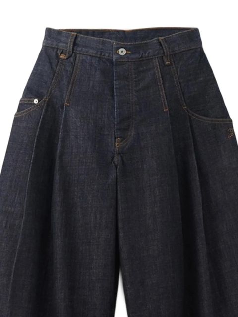 Jacquemus Souro de-Nîmes pleated jeans - Blue - zdjęcie produktu nr 2