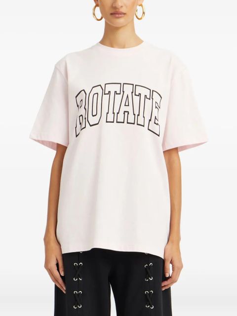 ROTATE BIRGER CHRISTENSEN logo print T-shirt - Pink - zdjęcie produktu nr 2