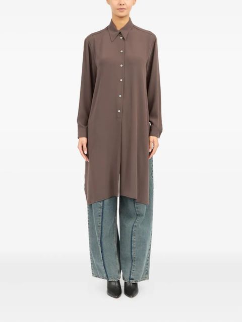 MM6 Maison Margiela long-sleeved shirt - Brown