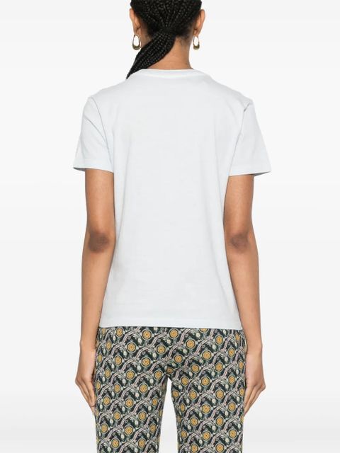 ETRO graphic-print cotton T-shirt - Blue