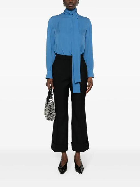 Gucci mid-rise tailored wool trousers - Black - zdjęcie produktu nr 2