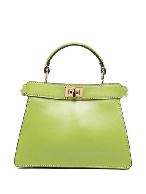 FENDI small Peekaboo ISeeU lock tote bag - Green - zdjęcie produktu nr 1