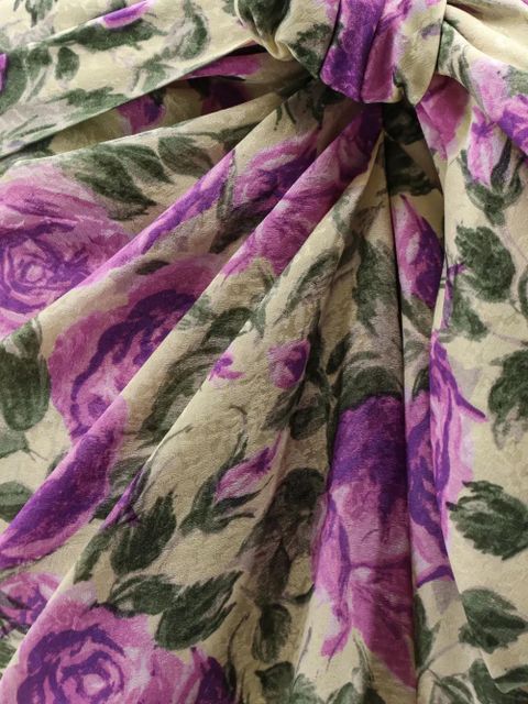 Chloé floral-print midi skirt - Yellow