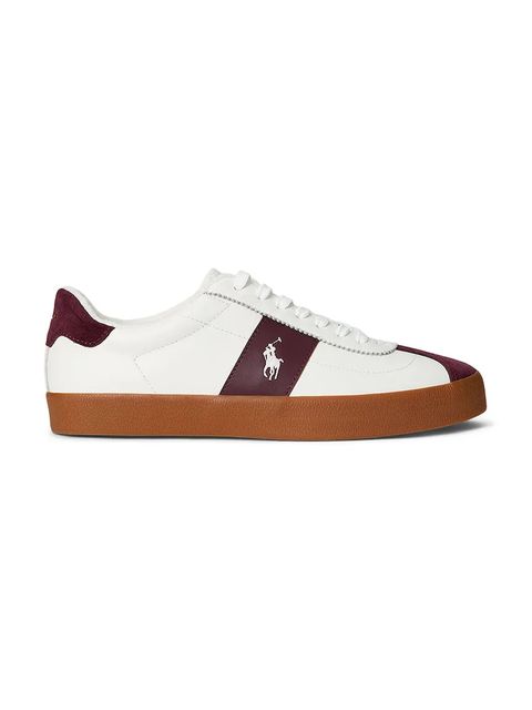 Polo Ralph Lauren sneakersy skórzane Court Vlc Pp kolor biały 816974111001 - zdjęcie produktu nr 1