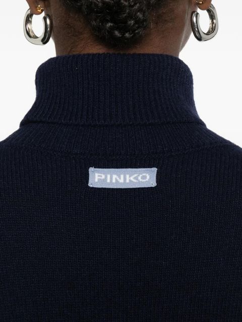 PINKO Novellino roll-neck sweater - Blue