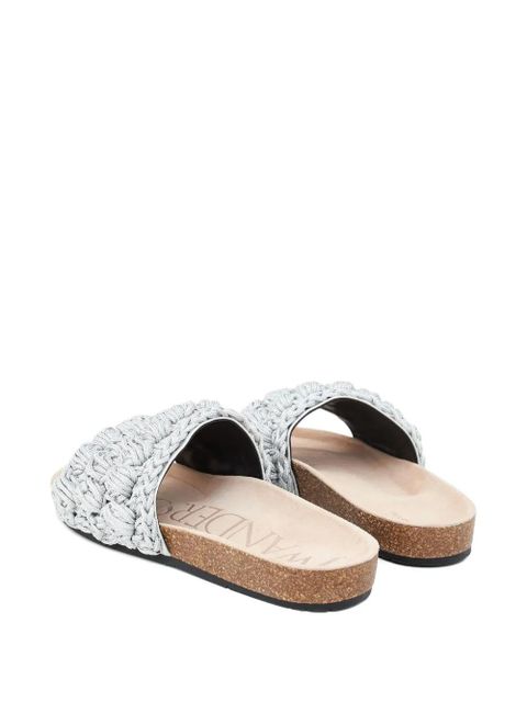 JW Anderson braided flat sandals - Grey