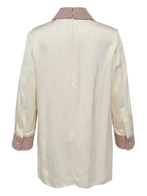 Jil Sander College checked top - Red - zdjęcie produktu nr 2