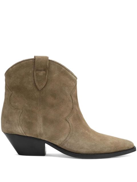 ISABEL MARANT pull-tab pointed-toe boots - Neutrals - zdjęcie produktu nr 1