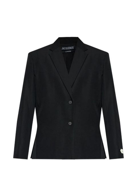Jacquemus single-breasted wool blazer - Black - zdjęcie produktu nr 1