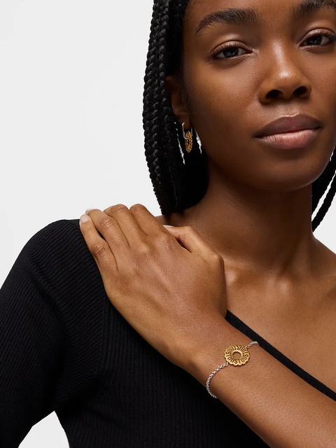 Tous bransoletka ze srebra pokrytego złotem Miranda