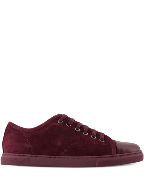 Lanvin suede leather sneakers - Red - zdjęcie produktu nr 1
