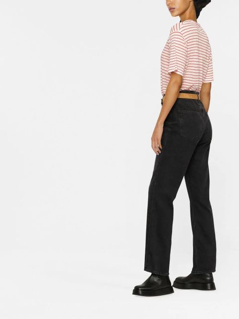 AGOLDE mid-rise straight-leg jeans - Black