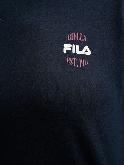 Fila dres bawełniany damski kolor granatowy FPW4216 - zdjęcie produktu nr 2