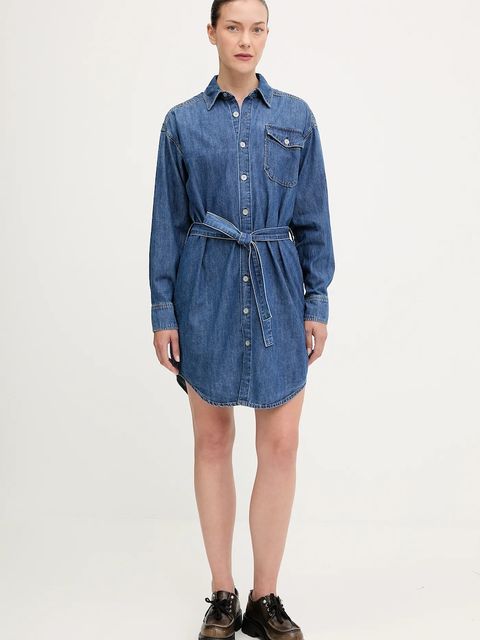 G-Star sukienka jeansowa Belted - zdjęcie produktu nr 1