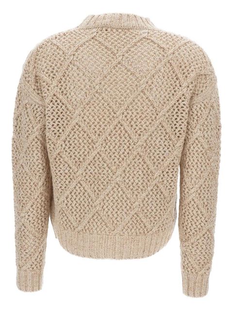 Max Mara open-work sweater - Neutrals - zdjęcie produktu nr 2