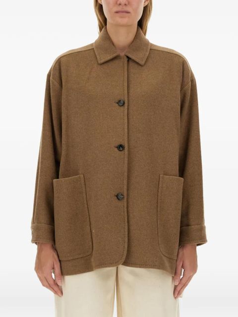 Max Mara Eligio patch-pocket coat - Brown - zdjęcie produktu nr 1