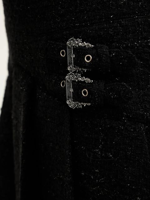 Versace Jeans Couture spódnica mini kolor czarny mini prosta 79HAE801 N0539