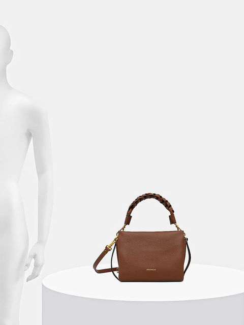 Coccinelle torebka skórzana kolor brązowy E1 M50 58 01 01