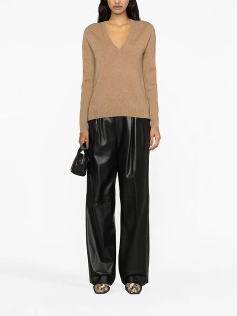 Zadig&Voltaire V-neck cashmere jumper - Brown