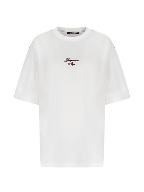Jacquemus The Bateau sail-embroidered T-shirt - White - zdjęcie produktu nr 1