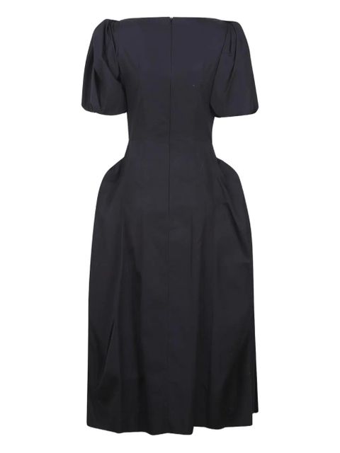 Simone Rocha puff-sleeve midi dress - Black - zdjęcie produktu nr 2