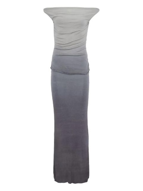 Aya Muse Hali gradient-effect dress - Grey - zdjęcie produktu nr 1