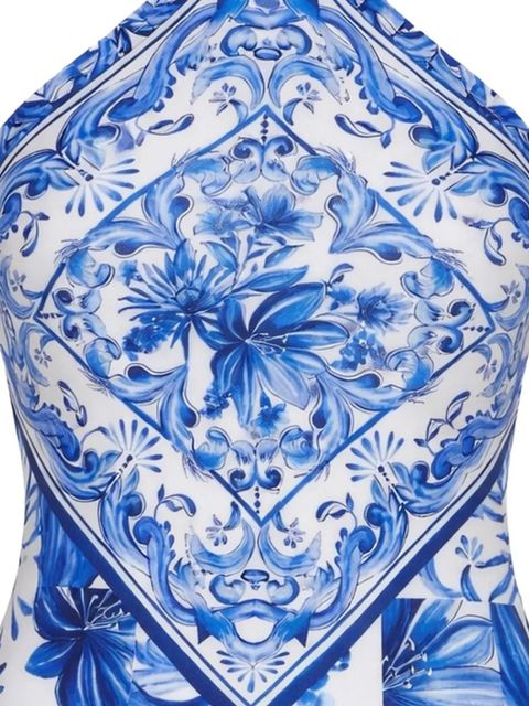 FARM Rio ruffled floral-print swimsuit - White - zdjęcie produktu nr 2