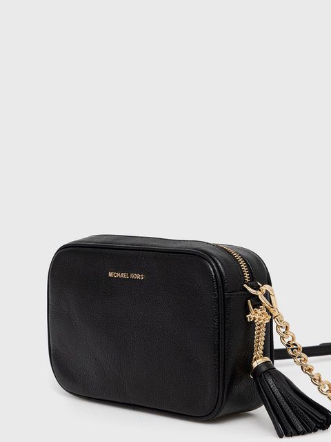 MICHAEL Michael Kors torebka skórzana 32F7GGNM8L kolor czarny - zdjęcie produktu nr 1