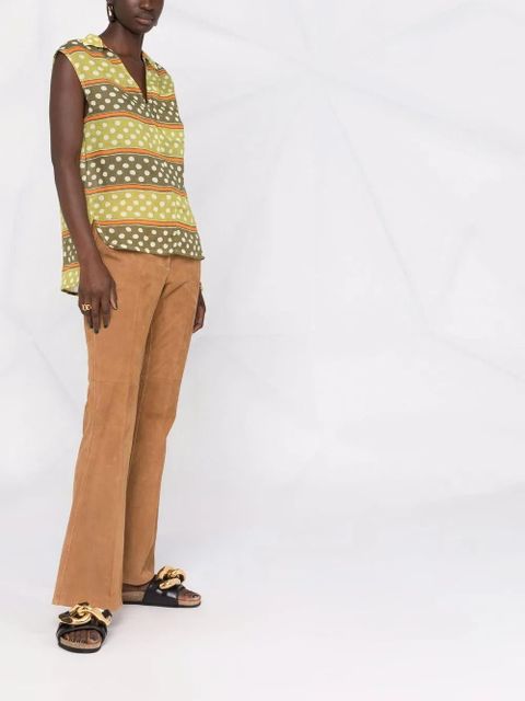 Marni polka-dot print blouse - Green