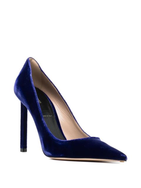 TOM FORD 85mm suede pumps - Blue - zdjęcie produktu nr 2