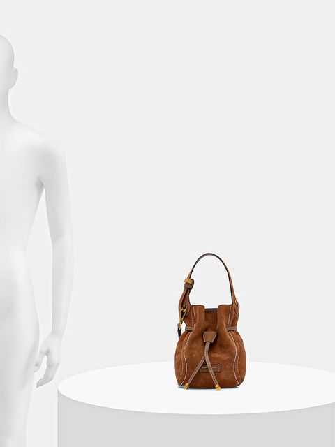 Gianni Chiarini torebka zamszowa SIENNA