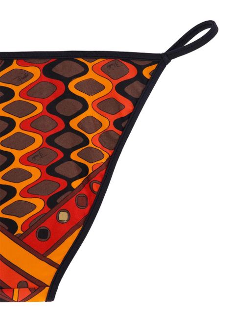 PUCCI Vivara geometric-print bikini bottoms - Black